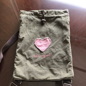 Life is good drawstring backpack